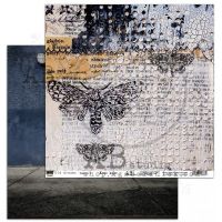 "Old dreams" Scrapbooking Paper 12 x12"- sheet 8-Knoc knoc