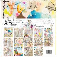 By Tandiart "Pixie Dust" Scrapbooking Paper 12 x12" 7 Sheet Set