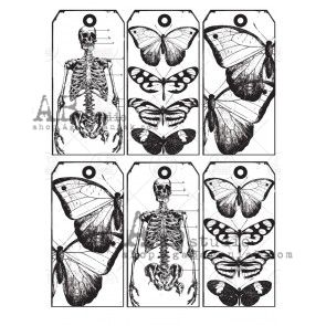 Tracing Paper 0079 - Skeletons & Butterflies