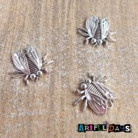 Silver Bugs, Insects Charms (C098)