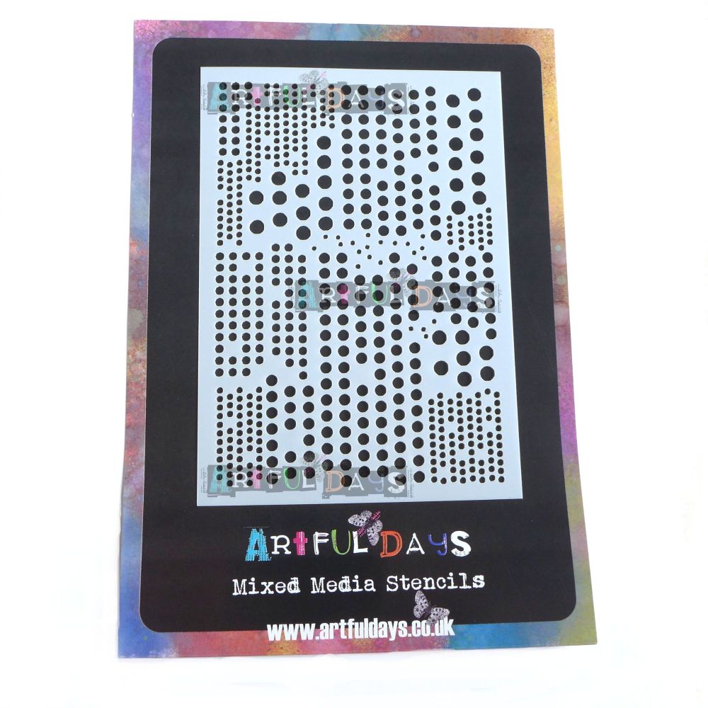 Artful Days A6 Stencil - Didi Dots (ADS013)