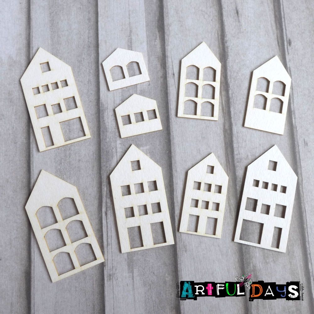 Artful Days Chipboard - Houses (ADC004)
