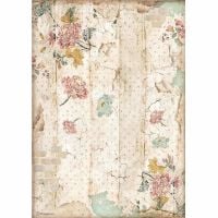 Stamperia Alice Through the Looking Glass A4  Rice Paper Wall Texture (DFSA4603)