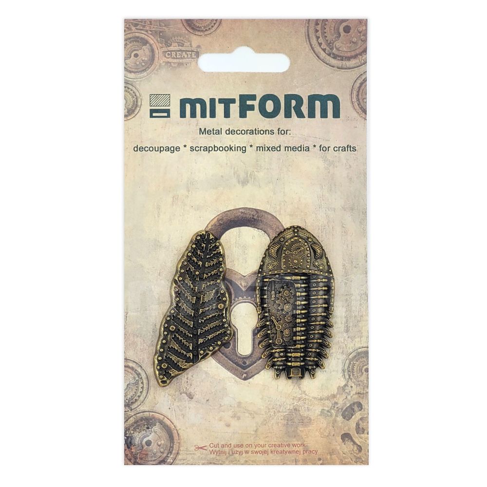 Mitform Prehistory 4 Metal Embellishments (MITS066)