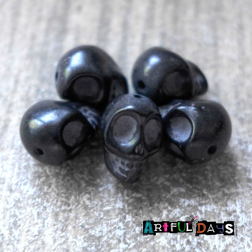Skull Beads - Black 