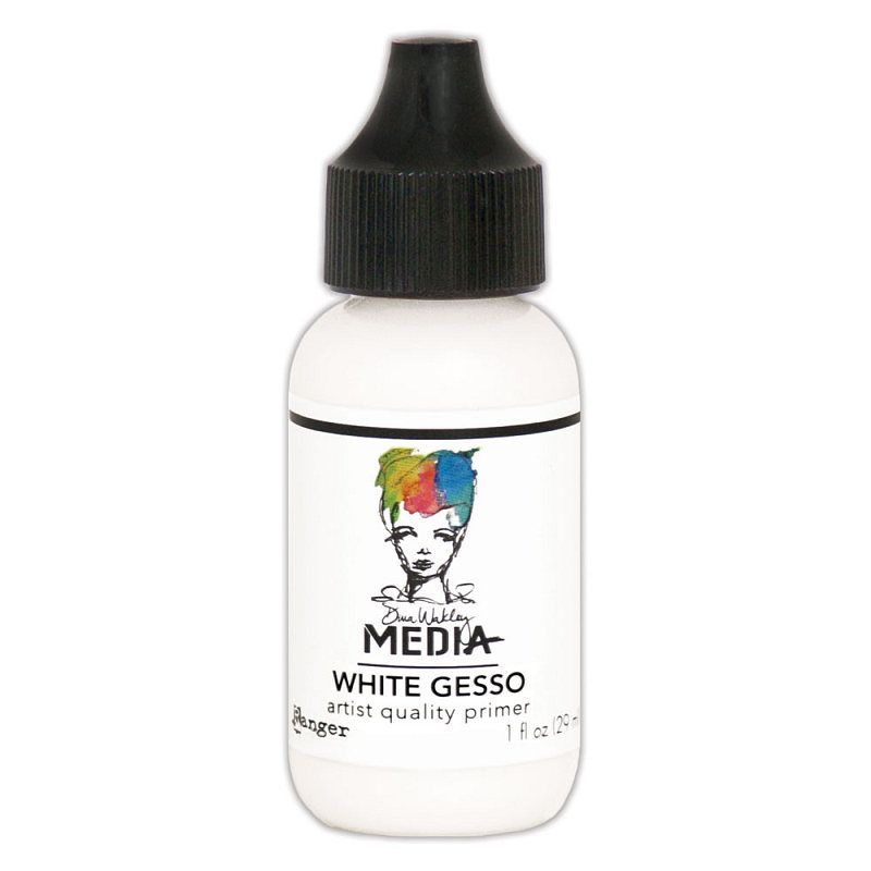 Dina Wakley Media Acrylic Paints 1oz Gesso White