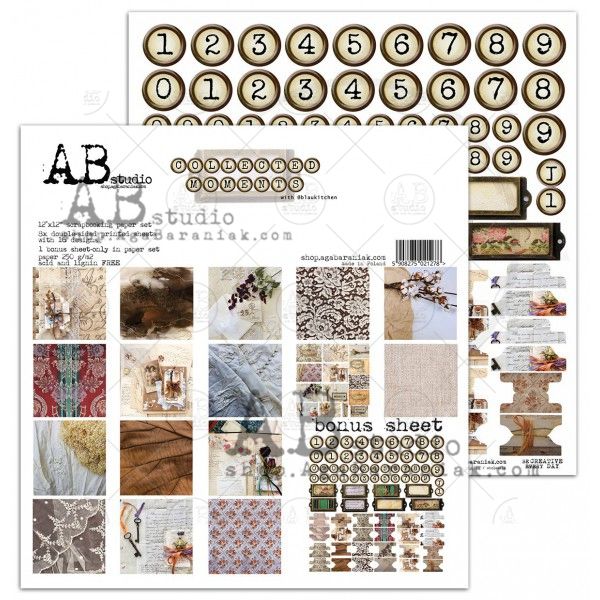 AB Studios - Rustical Time - 12x12 Scrapbook Paper Pack (ABSB-RT
