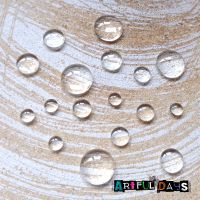 Assorted Size Glass Dome Cabochons (GL016)