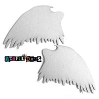 Artful Days MDF - Grey Board Large Wings (ADM032)