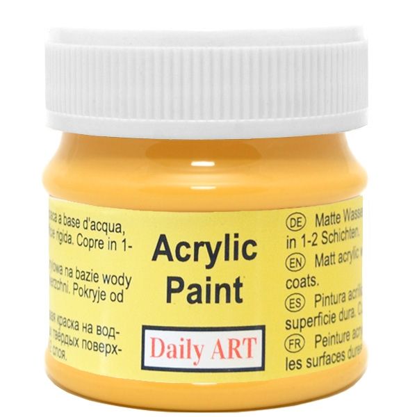Acrylic Paint Saffron, 50 ml  **Reduced**
