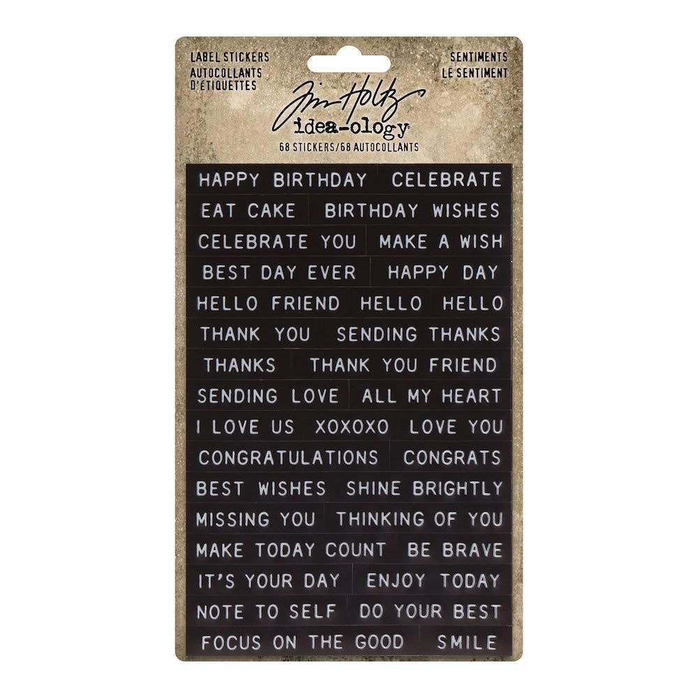 Idea-ology Tim Holtz Christmas Label Stickers (TH94205)