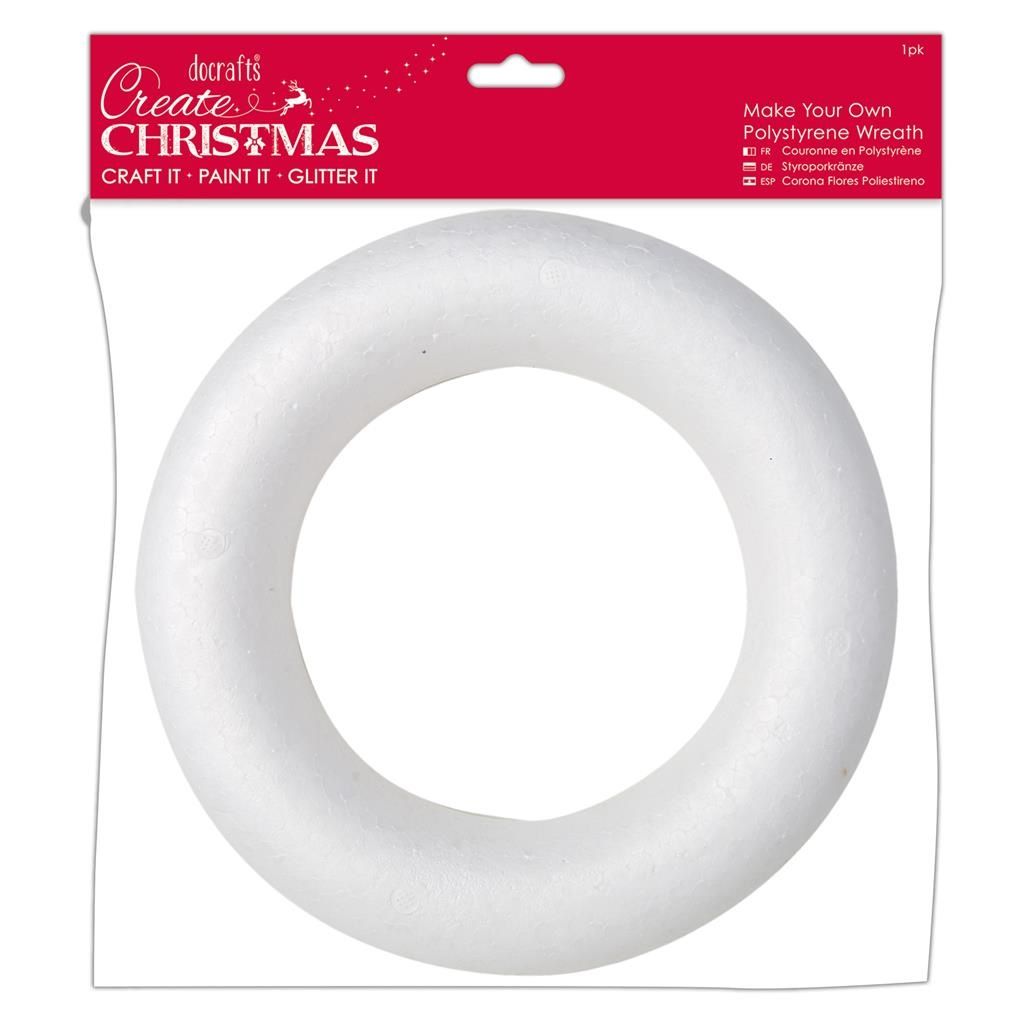 Create Christmas Large Polystyrene Wreath (PMA 827910)