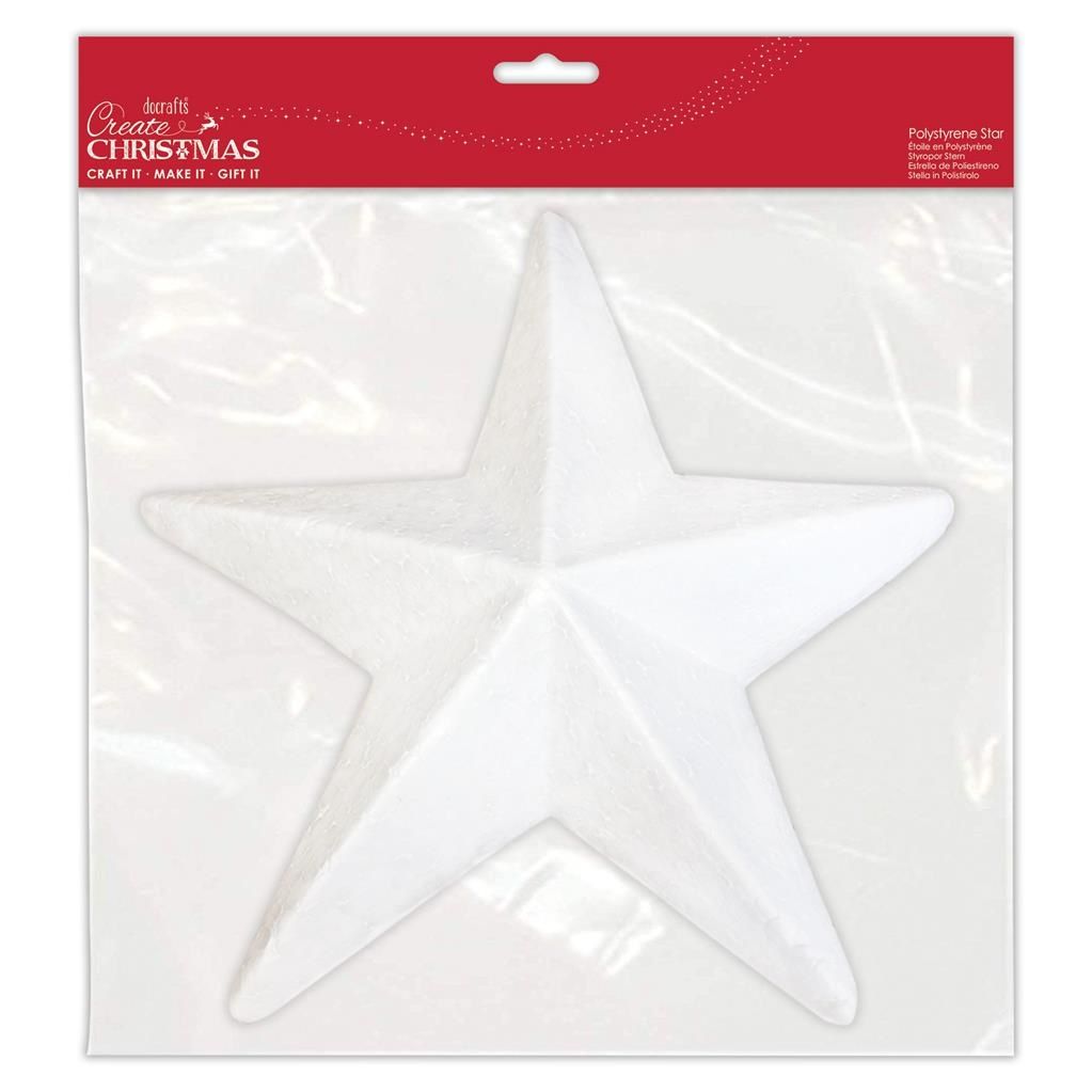 Papermania Create Christmas Polystyrene Large Star 270mm (PMA 827924)