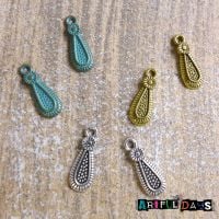 Mixed Colour Metal Droplet Charms (C153)