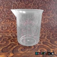 Clear Plastic Measuring Cup 100ml Capacity 
