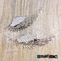Silver Filigree Wings (C038)