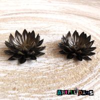Lotus Flower Brass Charms (C094)