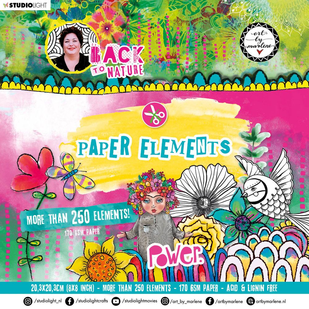 Art By Marlene Back To Nature Paper Elements (ABM-BTN-DCB21)