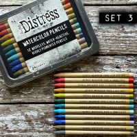 Tim HoltzÂ® Distress Watercolor Pencils Kit 3 (12 Pack)