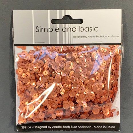 Simple & Basic Copper Sequin Mix (SBS106)