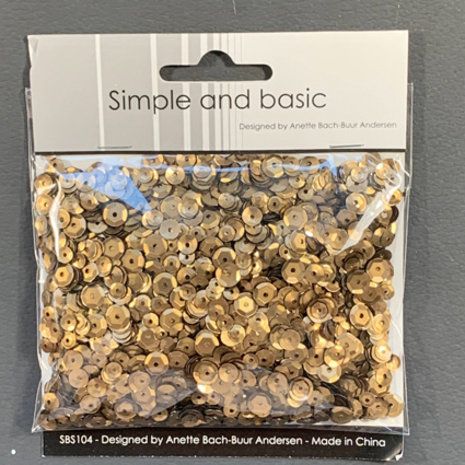 Simple & Basic Bronze Sequin Mix (SBS104)