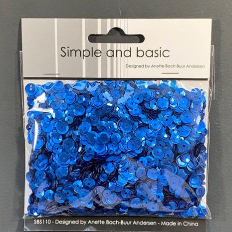 Simple & Basic Blue Sequin Mix (SBS110)