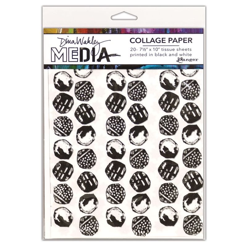 Dina Wakley Media Collage Paper - Backgrounds
