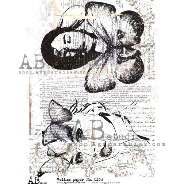 Decoupage Rice Paper No 169 Large Faces