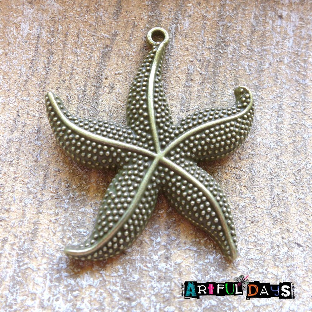 Bronze Starfish Sea Charm (C041)