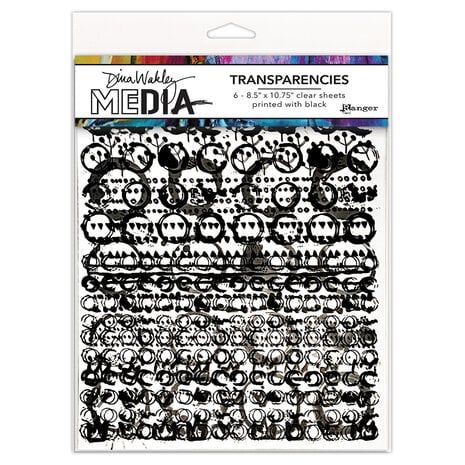 Dina Wakley MEdia Transparencies - Pattern Play Set 2 (MDA82064)