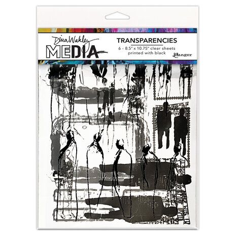 Dina Wakley MEdia Transparencies - Frames & Figures Set 2 (MDA82057)