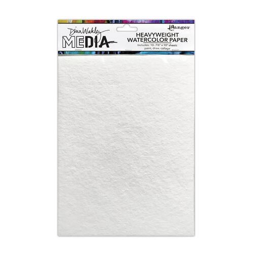 Dina Wakley MEdia Heavyweight Watercolor Paper 7.5x10 Inch (10pcs) (MDJ7662