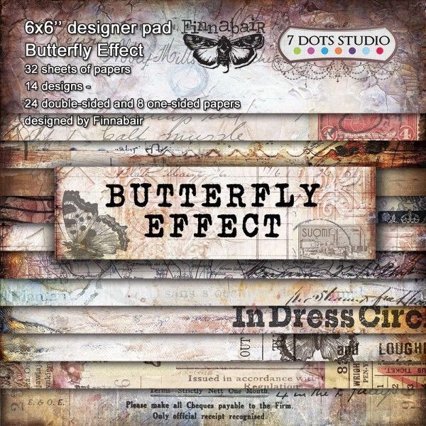 7 Dot Studio - Butterfly Effect 6x6 Papers by Finnabair