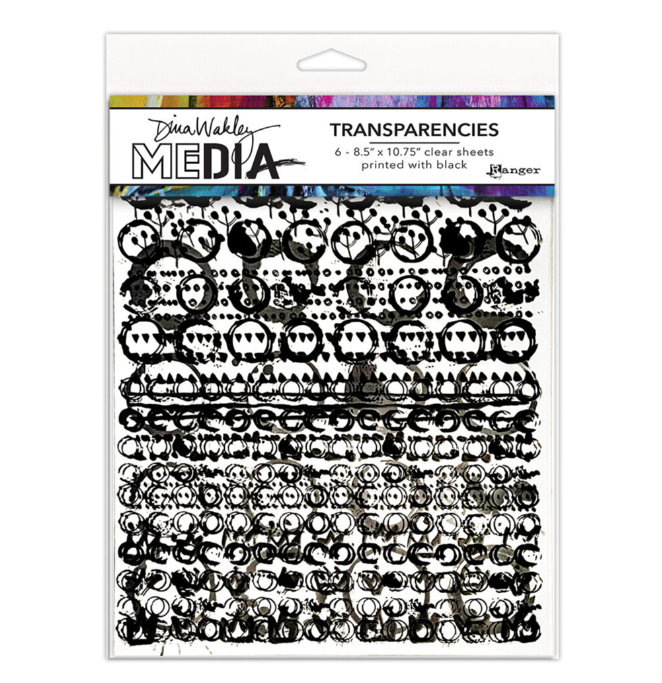 Dina Wakley Media Transparencies - Pattern Play Set   2 (MDA82064)