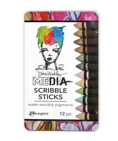 Dina Wakley Media Scribble Sticks  2 (MDA60161)