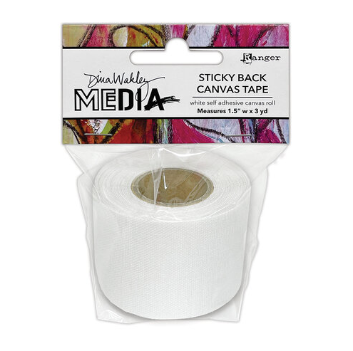 Dina Wakley MEdia Sticky Back Canvas Tape 1.5 Inch x 3 yd (MDA84587)