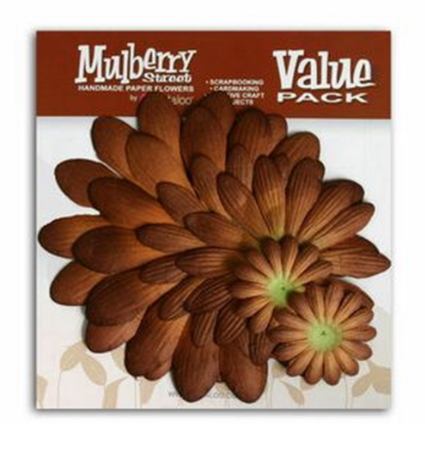 Mulberry Steet Giant Daisy Layers - Mocha [PL1320-038]