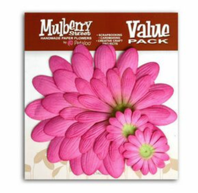 Mulberry Steet Giant Daisy Layers -Fuchsia PL1320-017]