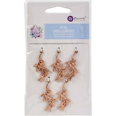 Prima Marketing Watercolor Floral Metal Charms (651589)
