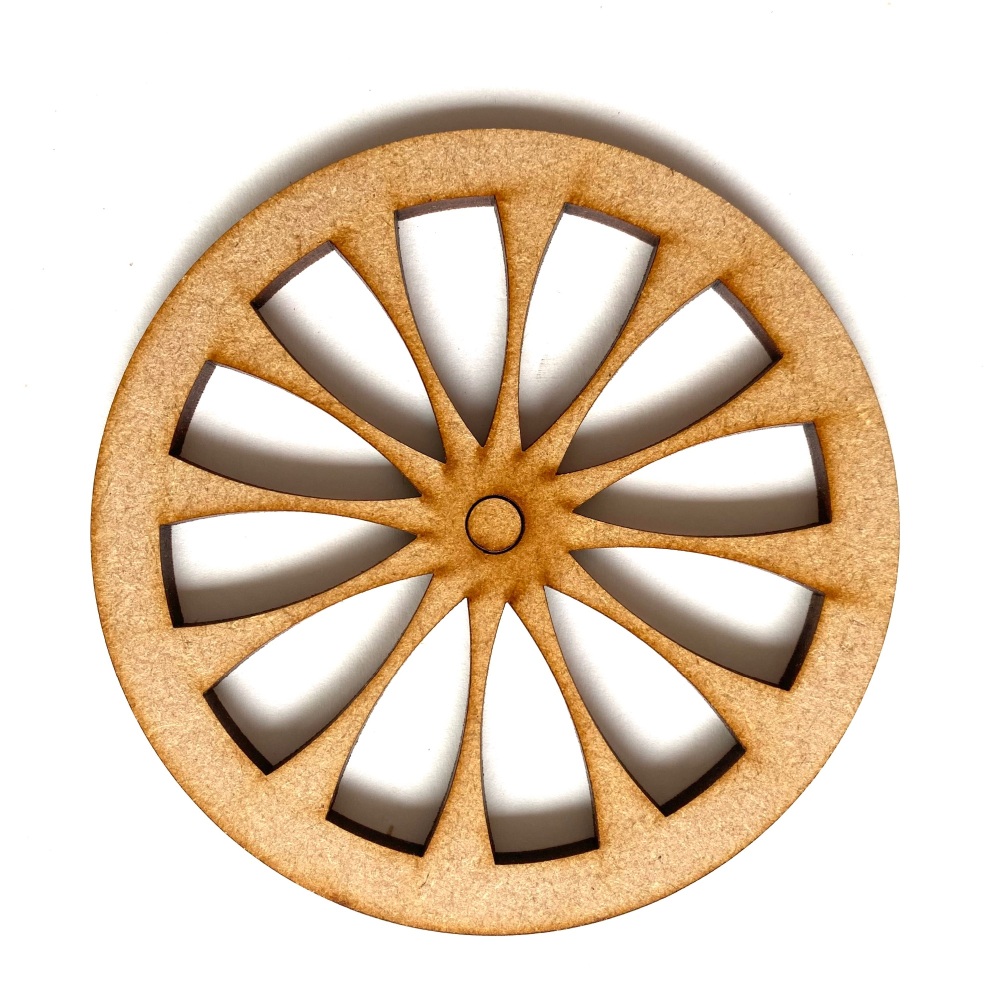 MDF Wheel - 10cm & 5mm thick