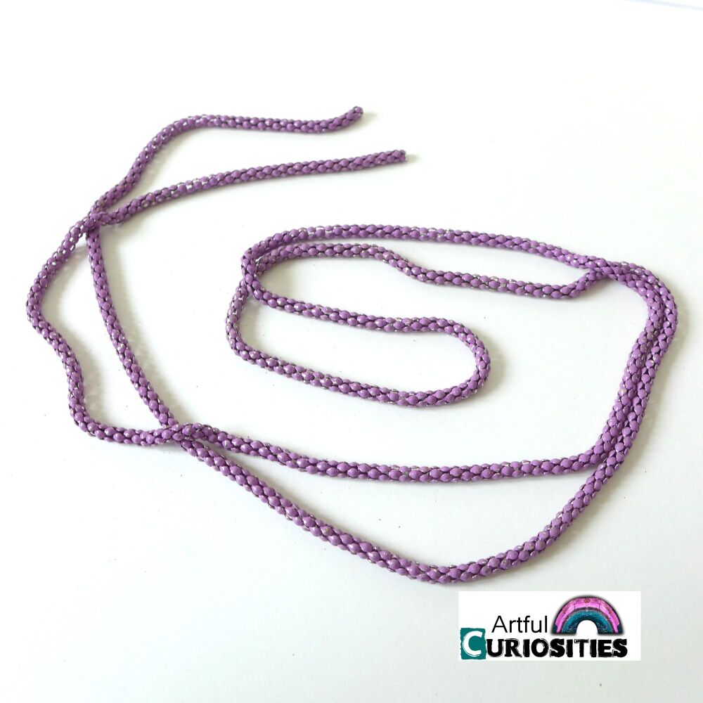 Jewellery - Purple Metal Trim - AC045