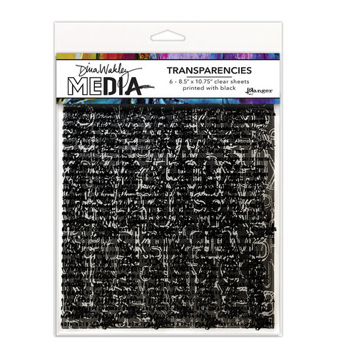 Brand NEW - Dina Wakley MEdia - Typography Set 1 (MDA82651)
