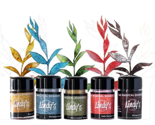 New Shakers - Painter's Palette Vinny's View Flat Magical Shakers (mshaker-SET-PP-01) Set of 5