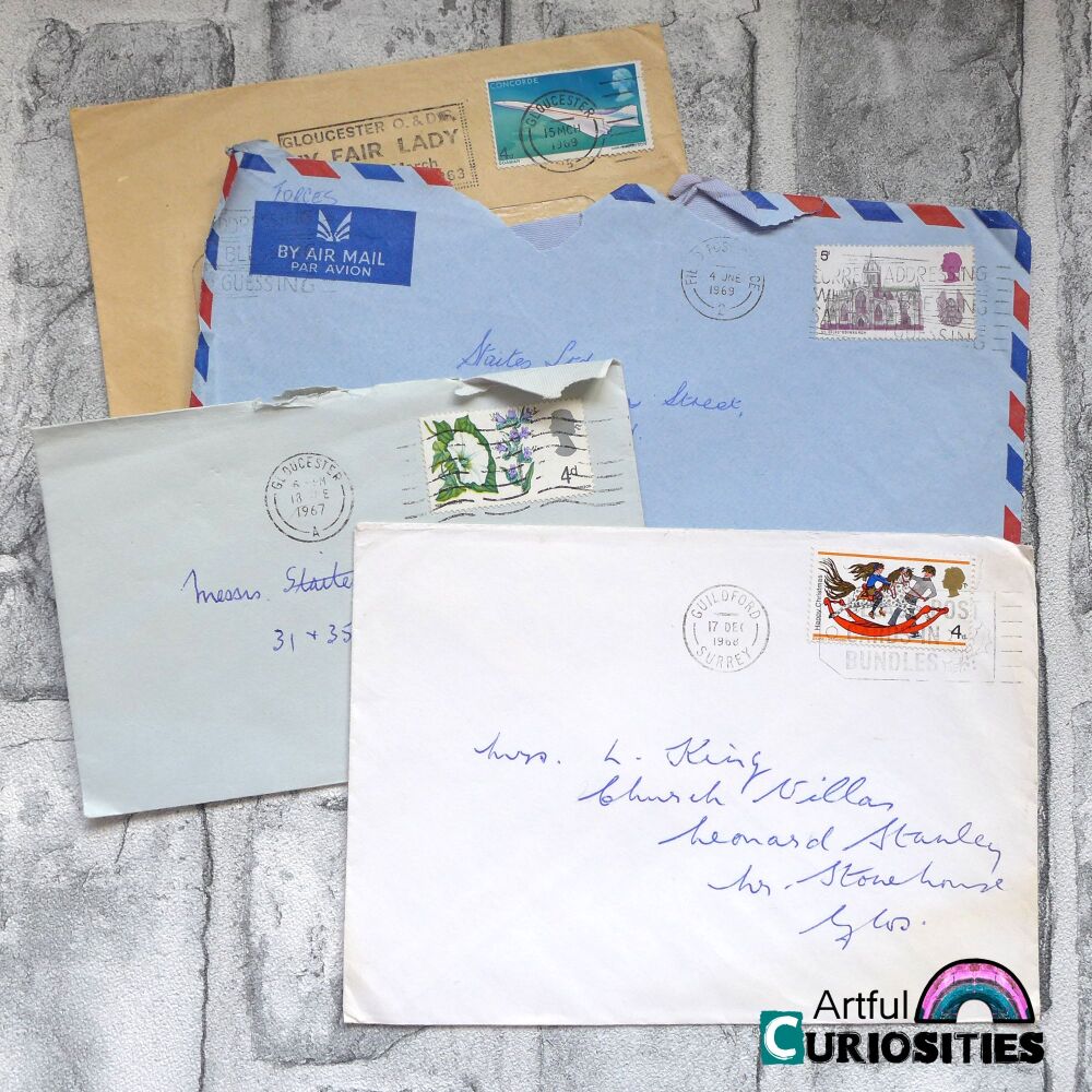 Ephemera - Old Envelopes - 1967/1969 - AC195
