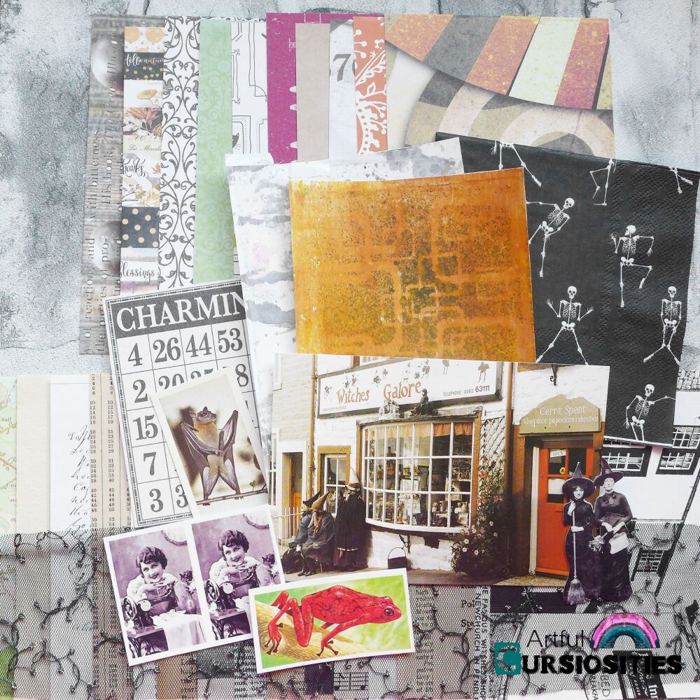 Ephemera - Mixed Paper Bundle Halloween (AC223)