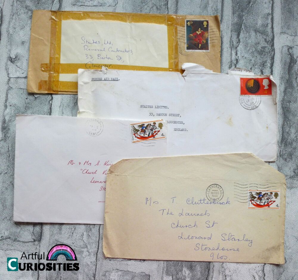 Ephemera - Old Envelopes - 1967/1968 - AC233