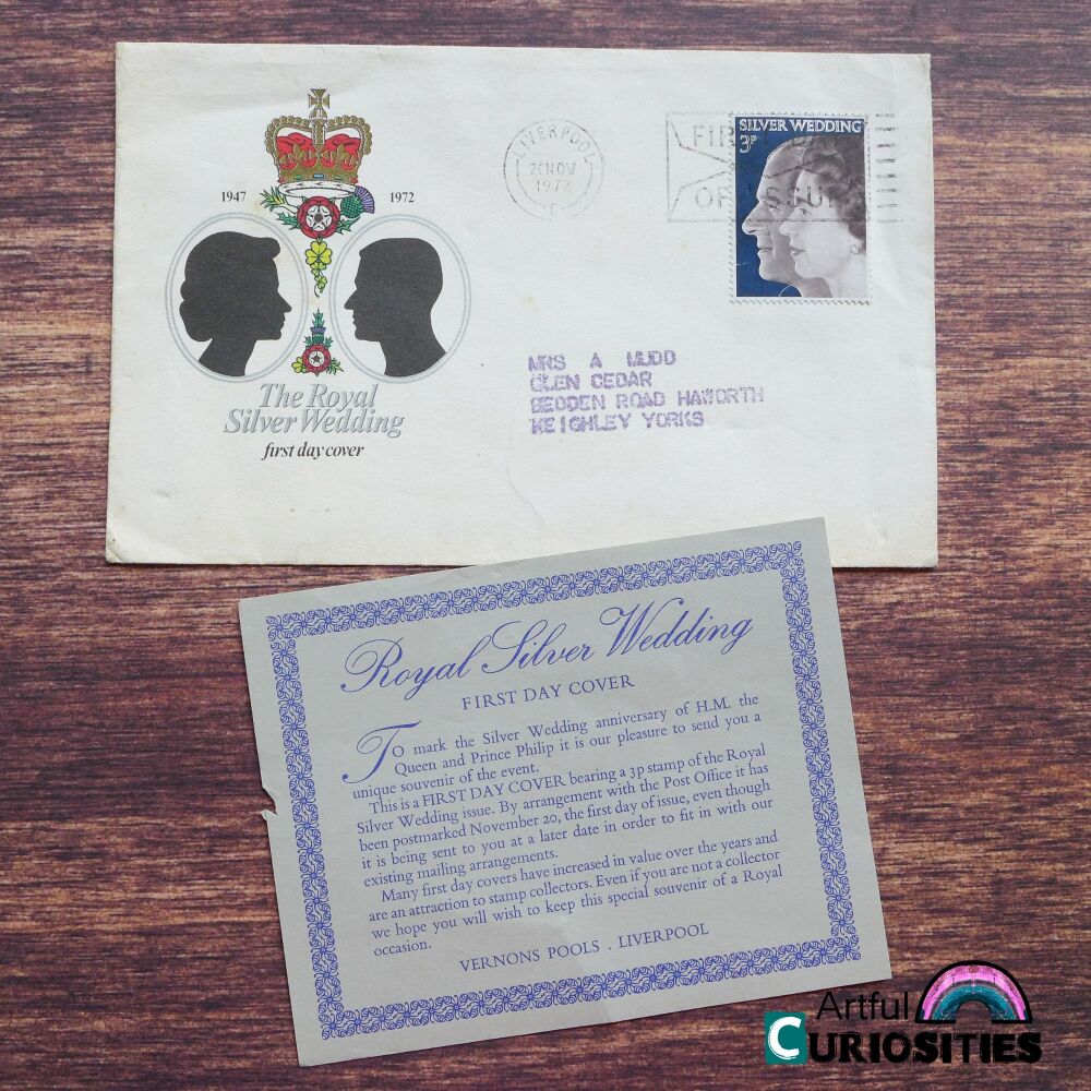 Ephemera - First Day Covers - The Royal Silver Wedding - AC238