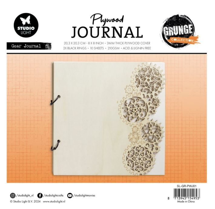 Studio Light Plywood Journal - Gear Journal  (SL-GR-PWJ01)