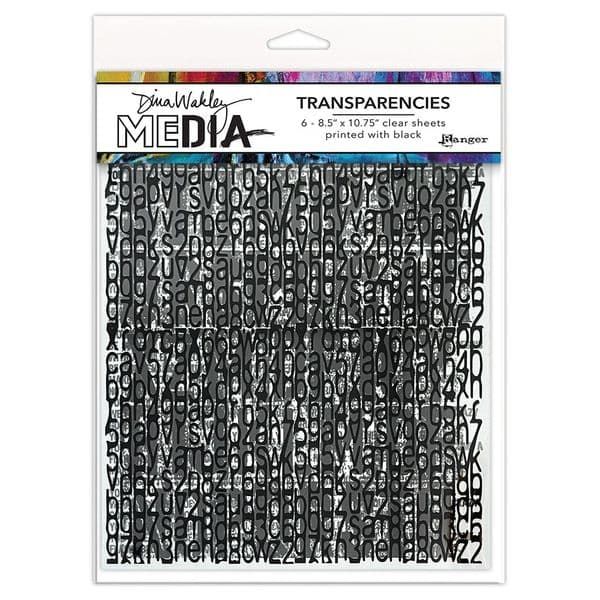 Brand NEW - Dina Wakley MEdia - Typography Set 2 (MDA82668)