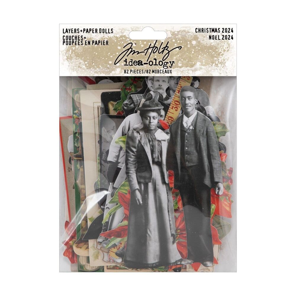 Idea-ology Tim Holtz Christmas Layers + Paper Dolls (TH94414)